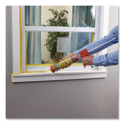 Flex Seal Products® Flex Paste Flood Protection Paste, 28 oz Cartridge, Dries Yellow, 4/Carton (FSGRPSYELR28)