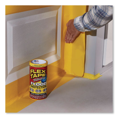 Flex Seal Products® Flex Tape Removable Rubberized Waterproof Flood Protection Tape, 7.5" x 20 ft, Yellow, 3/Carton (FSGRTSYELR0820)