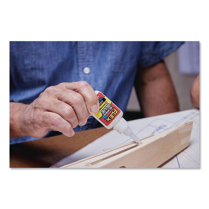 Flex Seal Products® Flex Super Glue, Precision Tip, Gel, 0.7 oz, Dries Clear, 8/Carton (FSGSGGELB20)