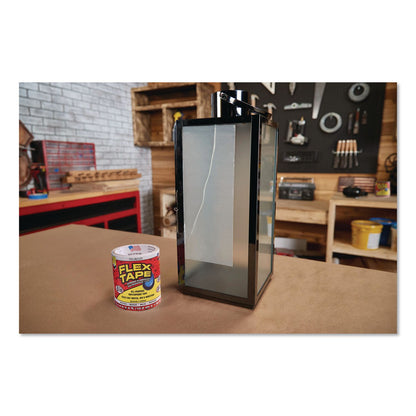 Flex Seal Products® MAX Strong Rubberized Waterproof Tape, 4" Core, 39 mils Thick, 4" x 25 ft, Clear, 3/Carton (FSGTFSMAXCLR04)