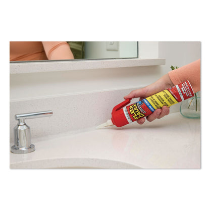 Flex Seal Products® Flex Caulk Hi-Performance Silicone Caulk, 6.5 oz Aerosol Can, Dries Clear, 4/Carton (FSGUS600CLR200)