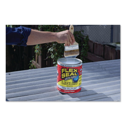 Flex Seal Products® Flex Seal Liquid Rubber Sealant Coating Liquid, 1 gal Can, Dries Clear, 2/Carton (FSGUS855CLR012)