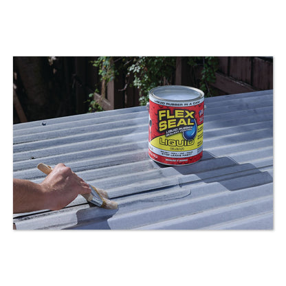 Flex Seal Products® Flex Seal Liquid Rubber Sealant Coating Liquid, 1 gal Can, Dries Clear, 2/Carton (FSGUS855CLR012)