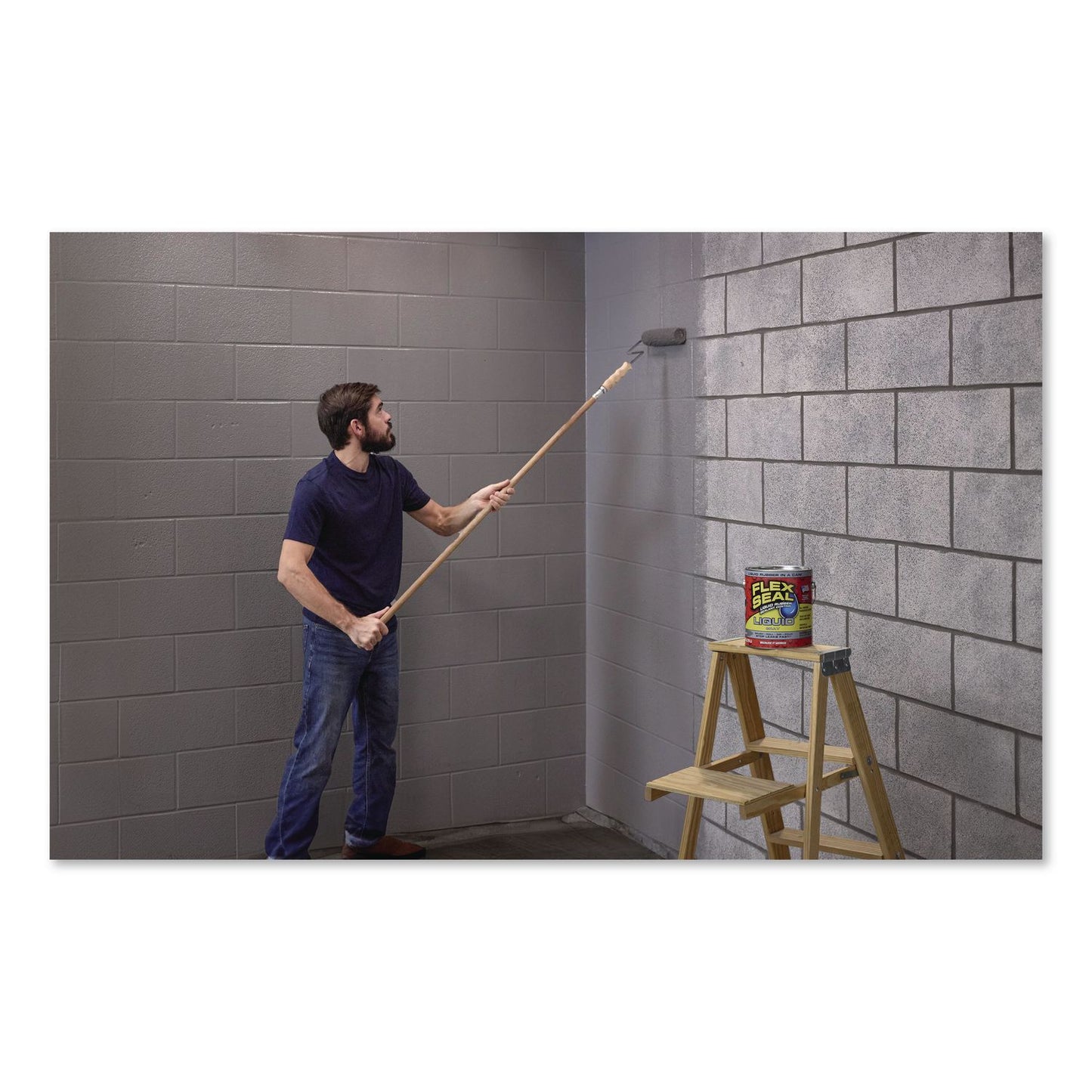 Flex Seal Products® Flex Seal Liquid Rubber Sealant Coating Liquid, 1 gal Can, Dries Gray, 2/Carton (FSGUS855GRY012)