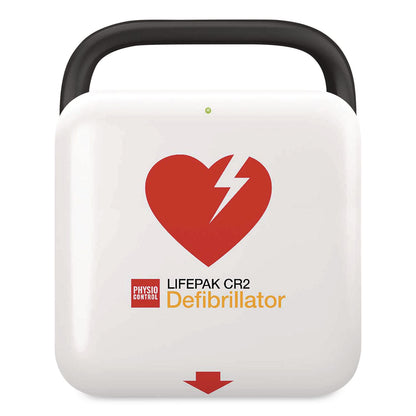 CARDIACT™ LIFEPAK CR2 USB Defibrillator, Semi-Automatic, English, Handle (AOH99512001435)