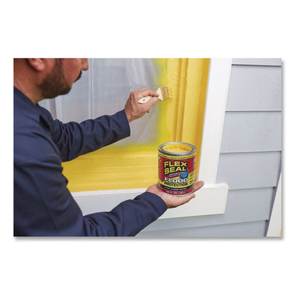 Flex Seal Products® Flex Seal Liquid Flood Protection, 28 oz Can, Dries Yellow, 4/Carton (FSGRLSYELR32)