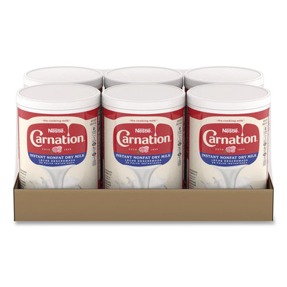 Carnation® Instant Nonfat Dry Milk, Unsweetened, 8.5 lb Canister, 6/Carton (NES73249)