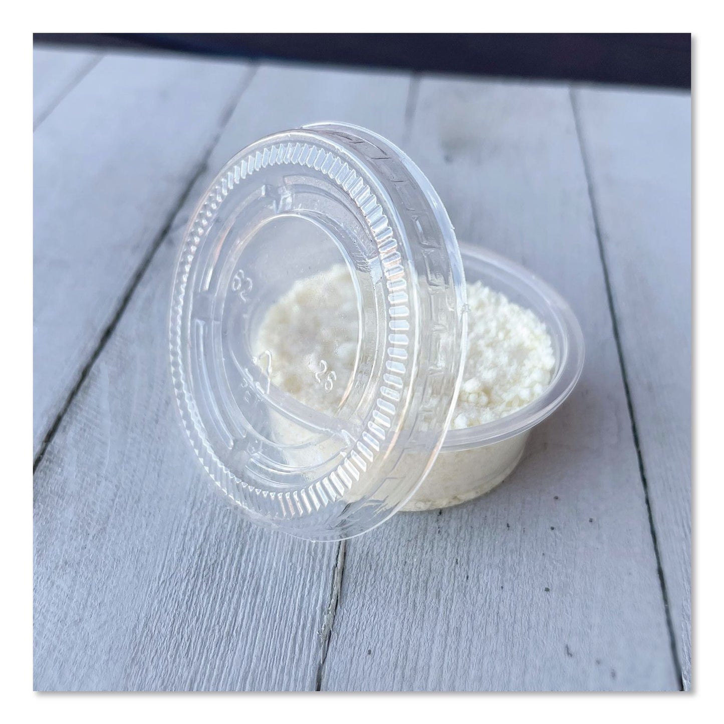 AmerCareRoyal® Portion Cups with Lids, 2 oz, Clear, 100/Pack, 25 Packs/Carton (RPP60003018)