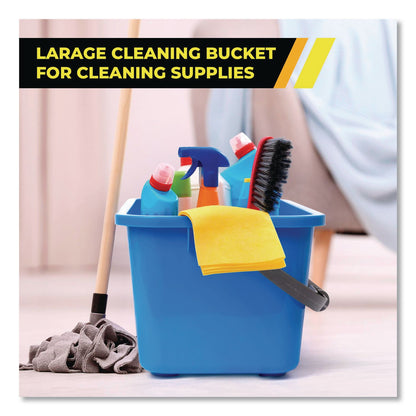 Gritt Commercial Window and General Cleaning Bucket, 3 gal, Blue, 2/Carton (GCEGRI1832PK)