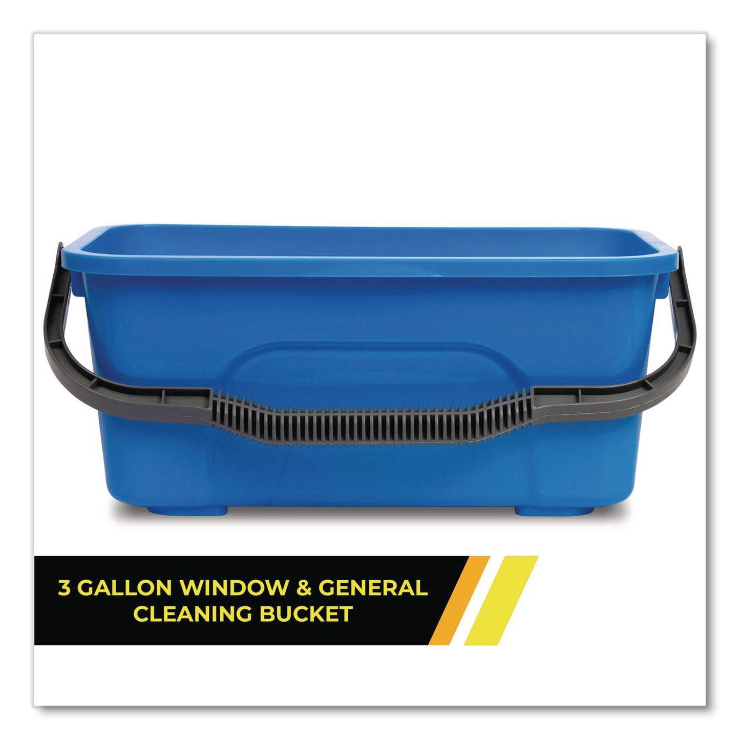 Gritt Commercial Window and General Cleaning Bucket, 3 gal, Blue, 12/Carton (GCEGRI18312PK)