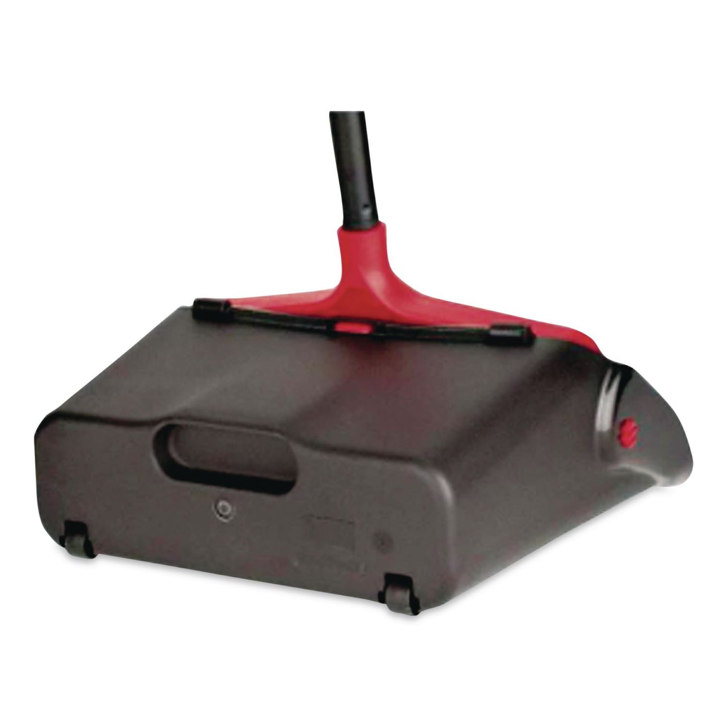 O-Cedar® Commercial Maxi-Plus Lobby Dust Pan with Rear Wheels, 13 x 35, 30" Handle, Plastic, Black, 6/Carton (NCP96208CT)