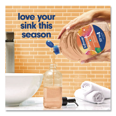 Softsoap® Antibacterial Liquid Hand Soap Refill, Fresh Scent, Orange, 50 oz (CPC61048277EA)