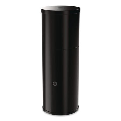 Gritt Commercial Floor Stand Wet Wipe Dispenser Station with 7 Gallon Built-In Trash Can, 13.1 x 13.1 x 36, Black (GCEGRI509BLK)