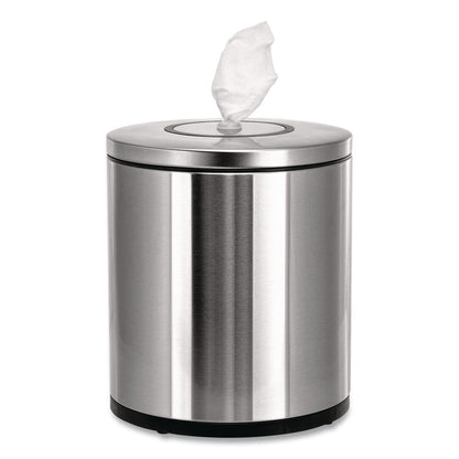 Gritt Commercial Stainless Steel Tabletop Wipes Dispenser, 10 x 10 x 11.75, Brushed Stainless Steel (GCEGRI510T)