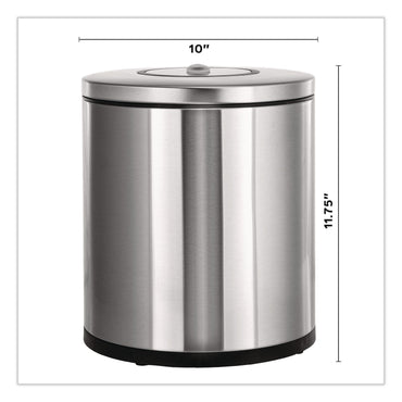 Gritt Commercial Stainless Steel Tabletop Wipes Dispenser, 10 x 10 x 11.75, Brushed Stainless Steel (GCEGRI510T)