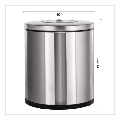 Gritt Commercial Stainless Steel Tabletop Wipes Dispenser, 10 x 10 x 11.75, Brushed Stainless Steel (GCEGRI510T)