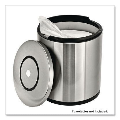 Gritt Commercial Stainless Steel Tabletop Wipes Dispenser, 10 x 10 x 11.75, Brushed Stainless Steel (GCEGRI510T)