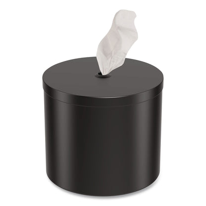 Gritt Commercial Stainless Steel Wall Mount Wet Wipe Dispenser, 9.7" x 9.7" x 9.8", Black (GCEGRI510WBLK)