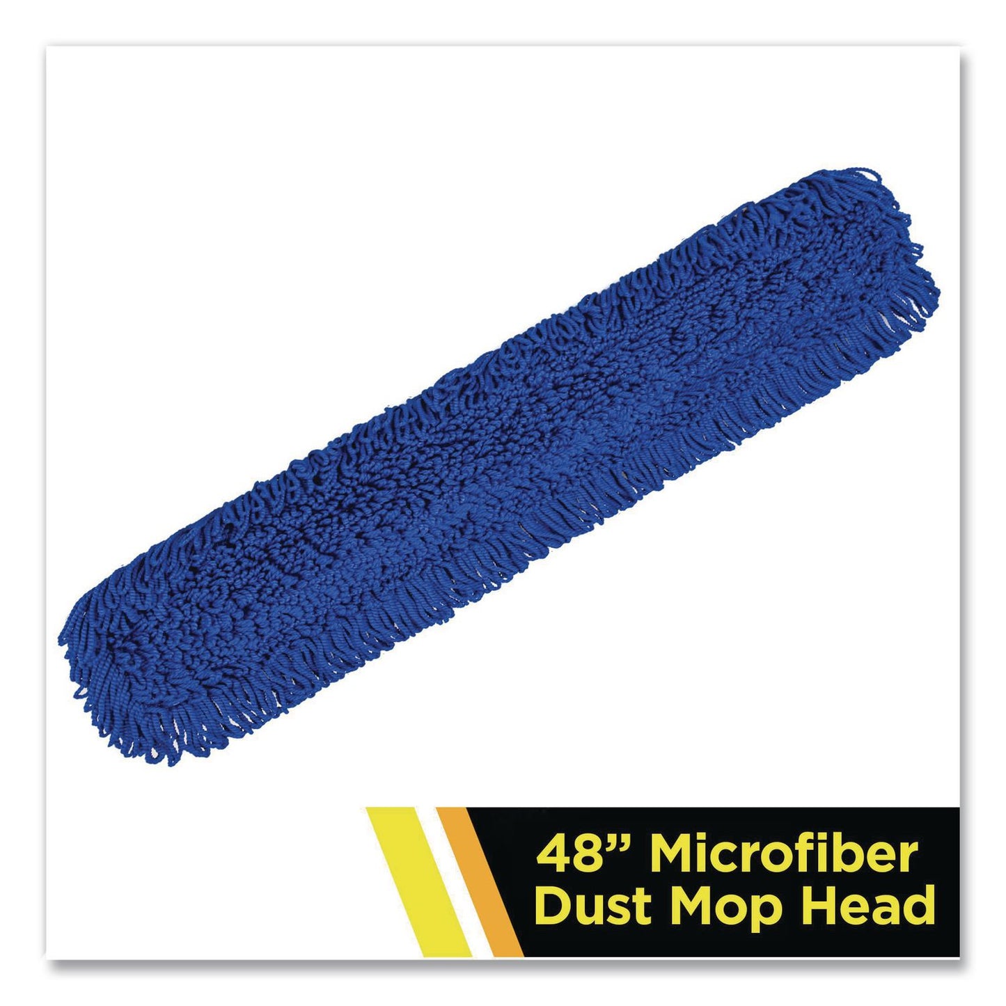 Gritt Commercial Microfiber Looped Dust Mop Pad Head, 48 x 5, Blue (GCEGRI18248)