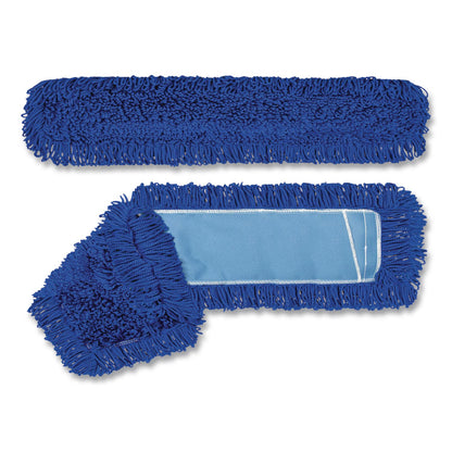 Gritt Commercial Microfiber Looped Dust Mop Pad Head, 48 x 5, Blue (GCEGRI18248)