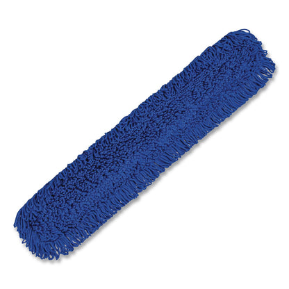 Gritt Commercial Microfiber Looped Dust Mop Pad Head, 48 x 5, Blue, 6/Pack (GCEGRI182486PK)