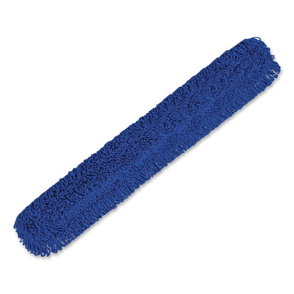 Gritt Commercial Microfiber Looped Dust Mop Pad Head, 60 x 5, Blue, 6/Pack (GCEGRI182606PK)