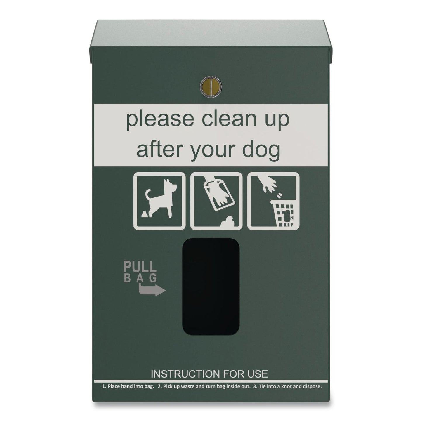Furloo Wall-Mount Pet Waste Header Bag Dispenser, Green (GCEFLO13HDG)