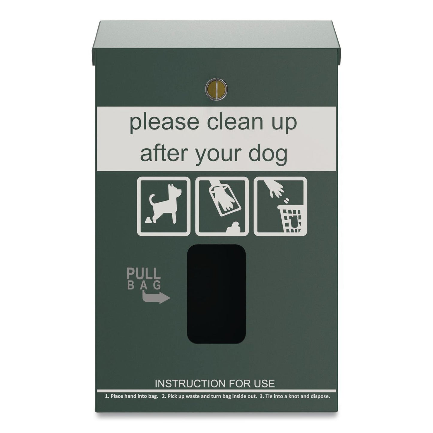 Furloo Wall-Mount Pet Waste Header Bag Dispenser, Green (GCEFLO13HDG)