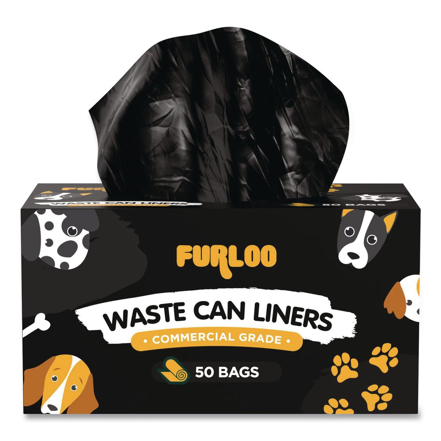 Furloo Pet Waste Station Starter Kit with Header Bag Dispenser, Bags and Liners, 11.5 gal, Top Door, Green (GCEFLO1HSGB)