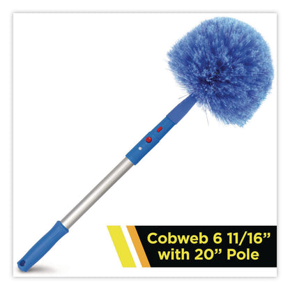 Gritt Commercial Cobweb/Corner Duster Brush with 20" Pole (GCEGRI108)