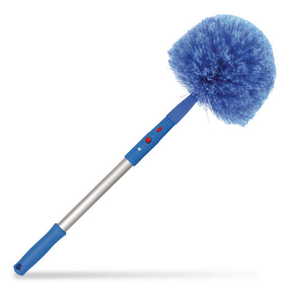 Gritt Commercial Cobweb/Corner Duster Brush with 20" Pole, 2/Kit (GCEGRI1082PK)