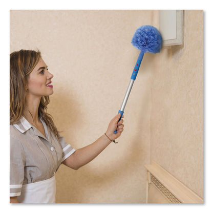 Gritt Commercial Cobweb/Corner Duster Brush with 20" Pole, 3/Kit (GCEGRI1083PK)