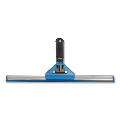 Gritt Commercial Swivel Window Squeegee with Quick Release, 14" Wide Blade (GCEGRI129)