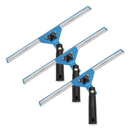 Gritt Commercial Swivel Window Squeegee with Quick Release, 14" Wide Blade, 3/Pack (GCEGRI1293PK)