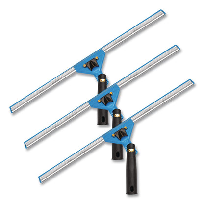 Gritt Commercial Swivel Window Squeegee with Quick Release, 18" Wide Blade, 3/Pack (GCEGRI129183PK)