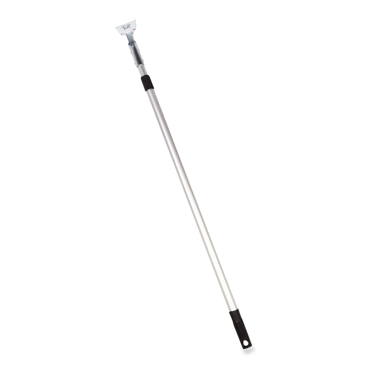 Gritt Commercial 72" Aluminum Telescopic Dust Mop Handle, 1" dia x 42" to 72", Silver (GCEGRI181)