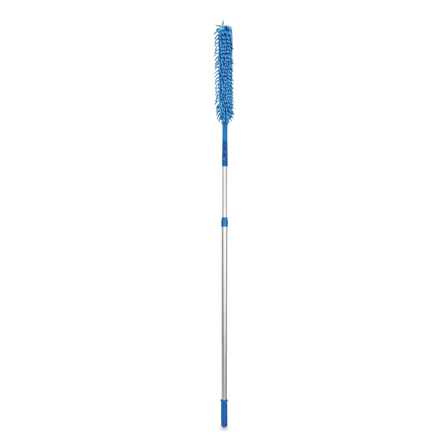 Gritt Commercial Flexible Wand Duster with Microfiber and Chenille Sleeve and 6 ft Telescopic Pole (GCEGRI1756F)