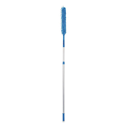 Gritt Commercial Flexible Wand Duster with Microfiber and Chenille Sleeve and 6 ft Telescopic Pole, 2/Kit (GCEGRI1756F2PK)