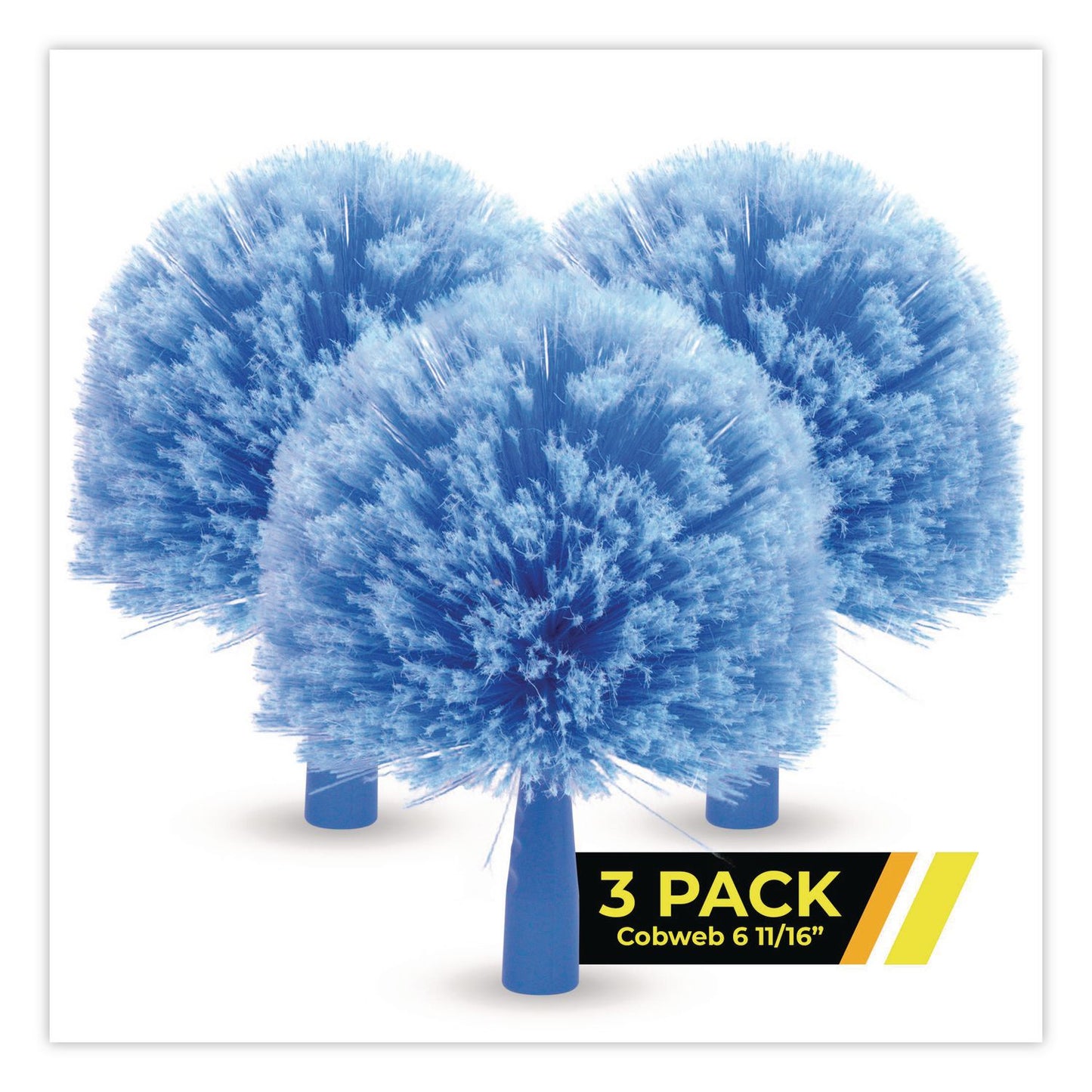 Gritt Commercial Cobweb/Corner Duster Brush, 8" Length, 3/Pack (GCEGRI1033PK)