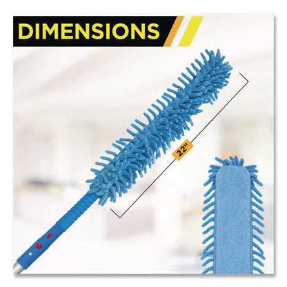 Gritt Commercial Flexible Wand Duster with Microfiber and Chenille Sleeve, 22" Length, 48/Carton (GCEGRI17648PK)