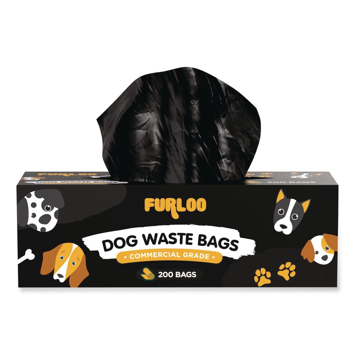 Furloo Pet Waste Station Starter Kit with Roll Bag Dispenser, Bags and Liners, 11.5 gal, Top Door, Green (GCEFLO1RSGB)