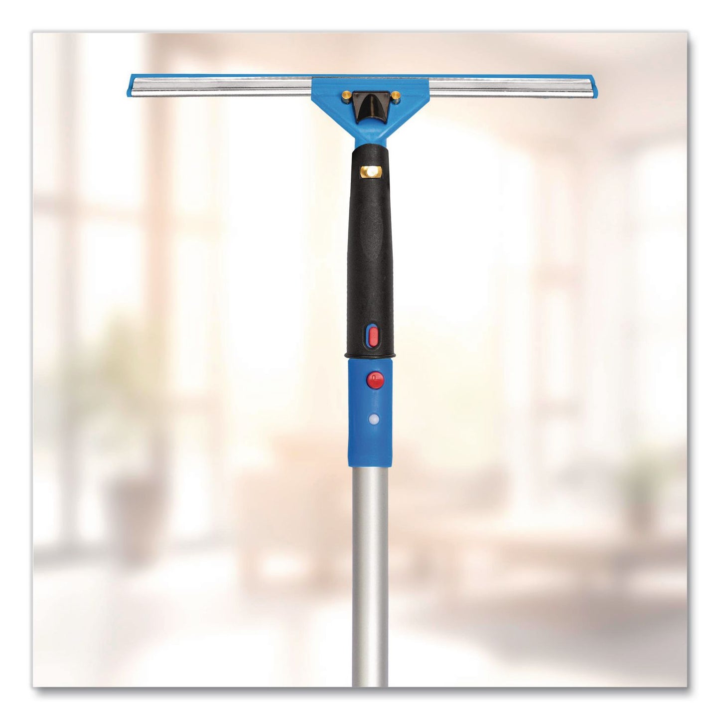 Gritt Commercial Pro Window Washing Kit with Swivel Squeegee and 6 ft Telescopic Pole, 14" Wide Blade, 2/Kit (GCEGRI1306F142P)