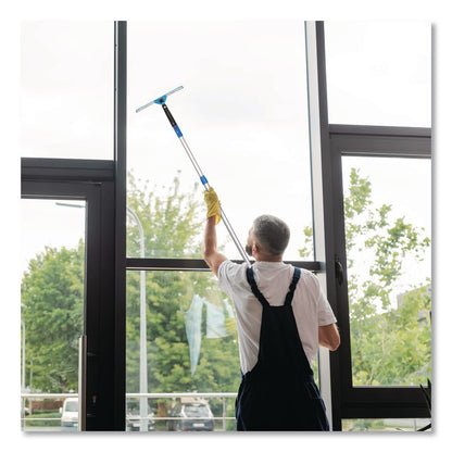 Gritt Commercial Pro Window Washing Kit with Swivel Squeegee and 6 ft Telescopic Pole, 14" Wide Blade, 2/Kit (GCEGRI1306F142P)