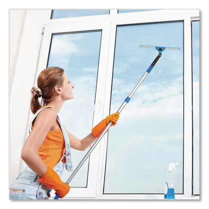 Gritt Commercial Pro Window Washing Kit with Swivel Squeegee and 6 ft Telescopic Pole, 14" Wide Blade, 2/Kit (GCEGRI1306F142P)