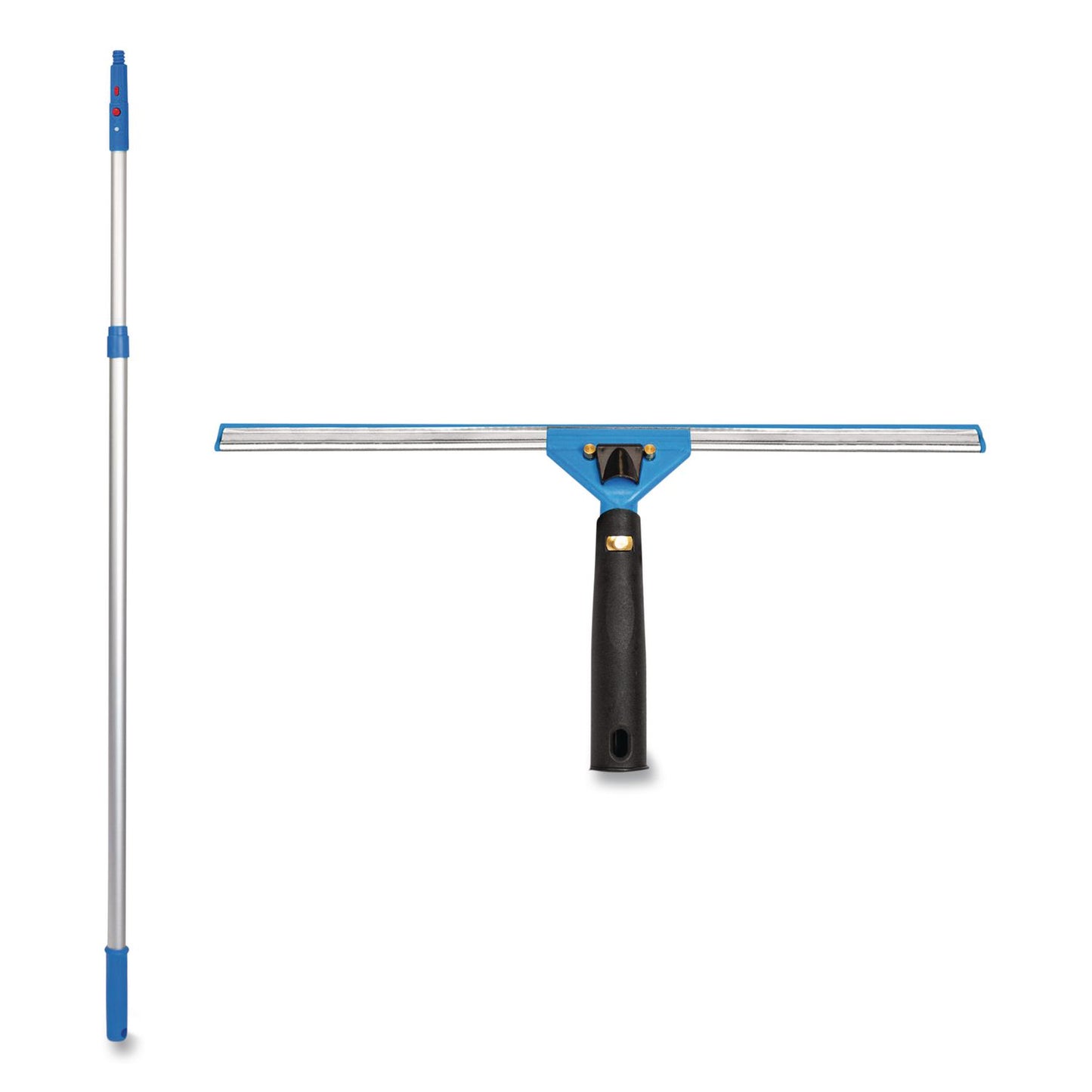 Gritt Commercial Pro Window Washing Kit with Swivel Squeegee and 6 ft Telescopic Pole, 18" Wide Blade, 2/Kit (GCEGRI1306F182P)