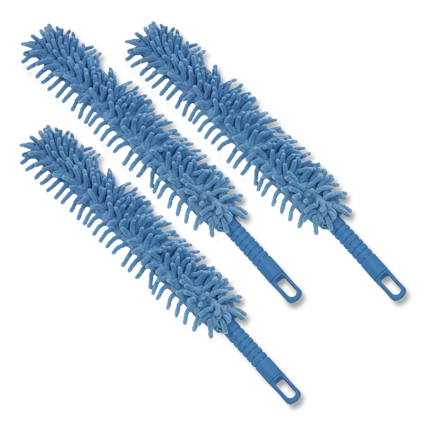 Gritt Commercial Flexible Wand Duster with Microfiber and Chenille Sleeve, 22" Length, 3/Pack (GCEGRI1763PK)