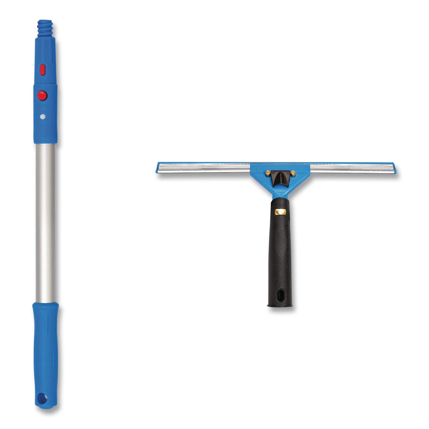 Gritt Commercial Pro Window Washing Kit with Swivel Window Squeegee and 20" Pole, 14" Wide Blade (GCEGRI131)