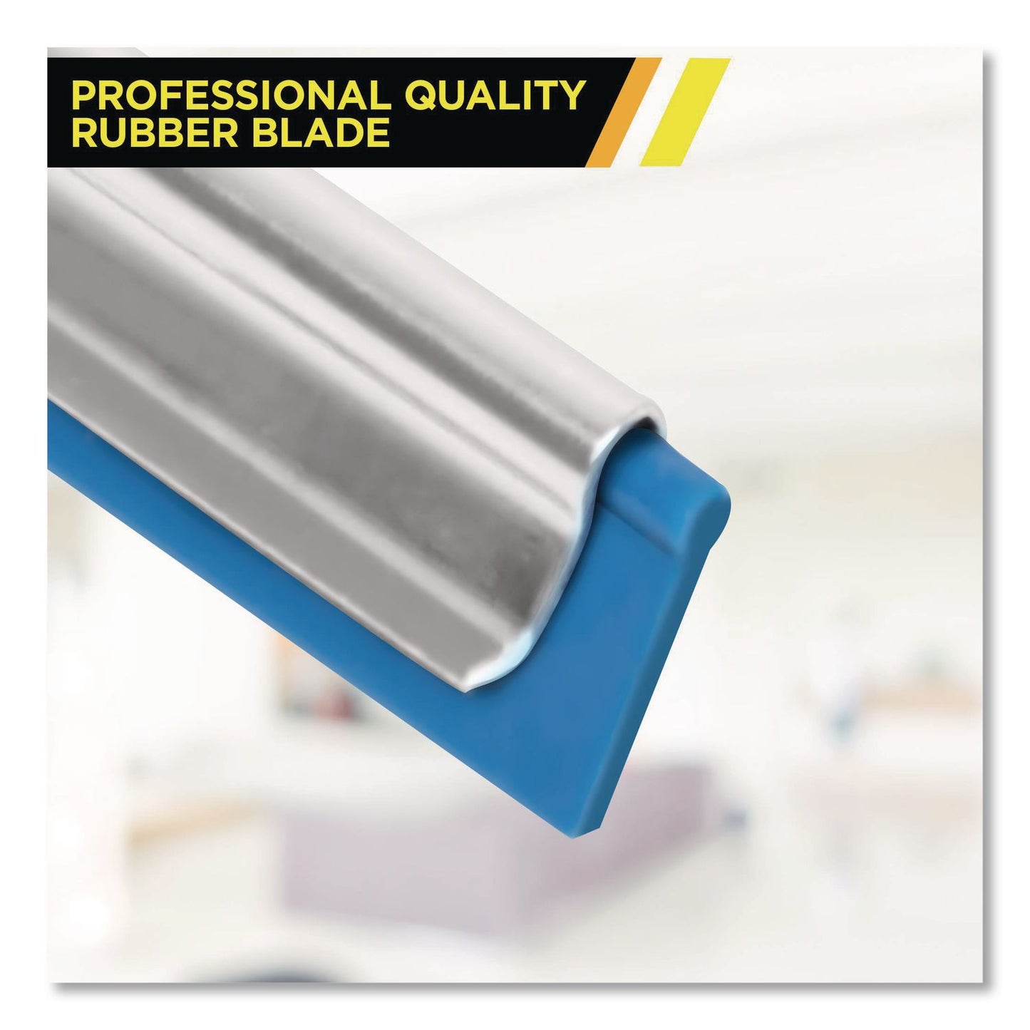 Gritt Commercial Pro Window Washing Kit with Swivel Window Squeegee and 20" Pole, 18" Wide Blade (GCEGRI13118)