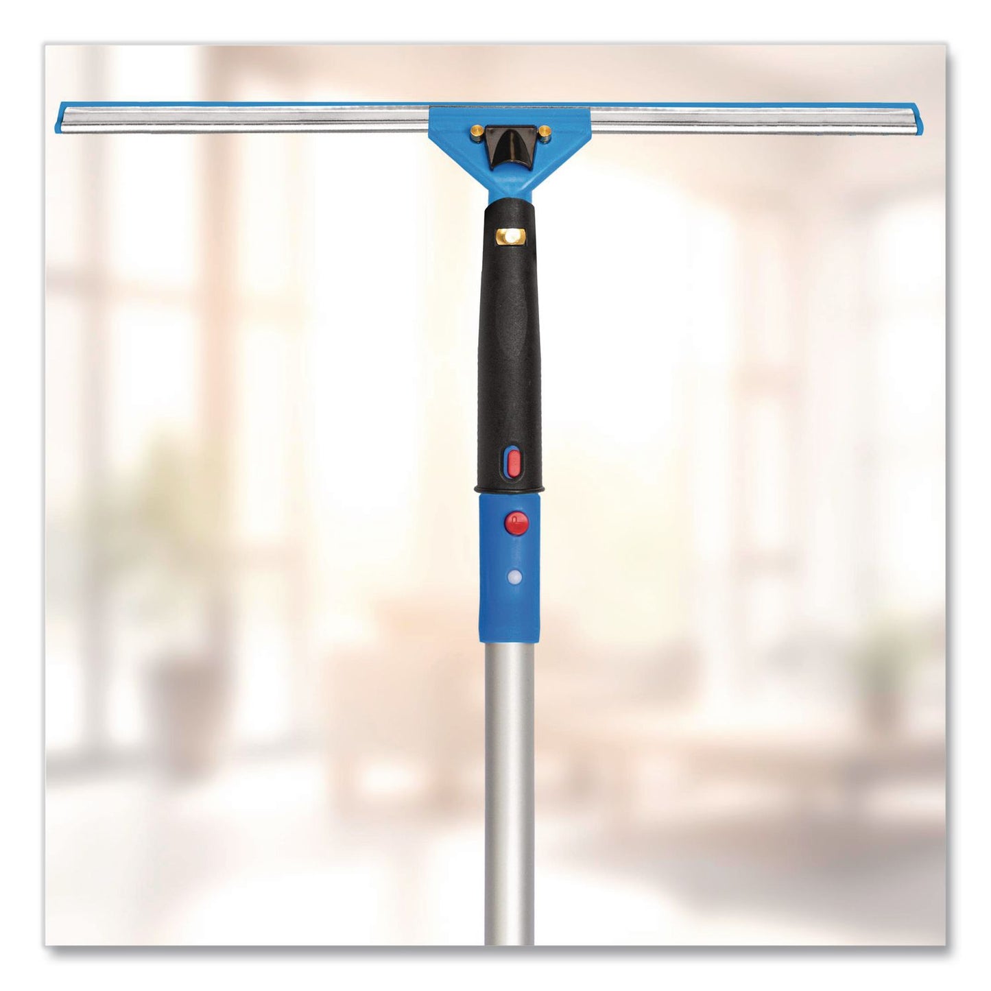 Gritt Commercial Pro Window Washing Kit with Swivel Window Squeegee and 20" Pole, 18" Wide Blade, 2/Kit (GCEGRI131182PK)