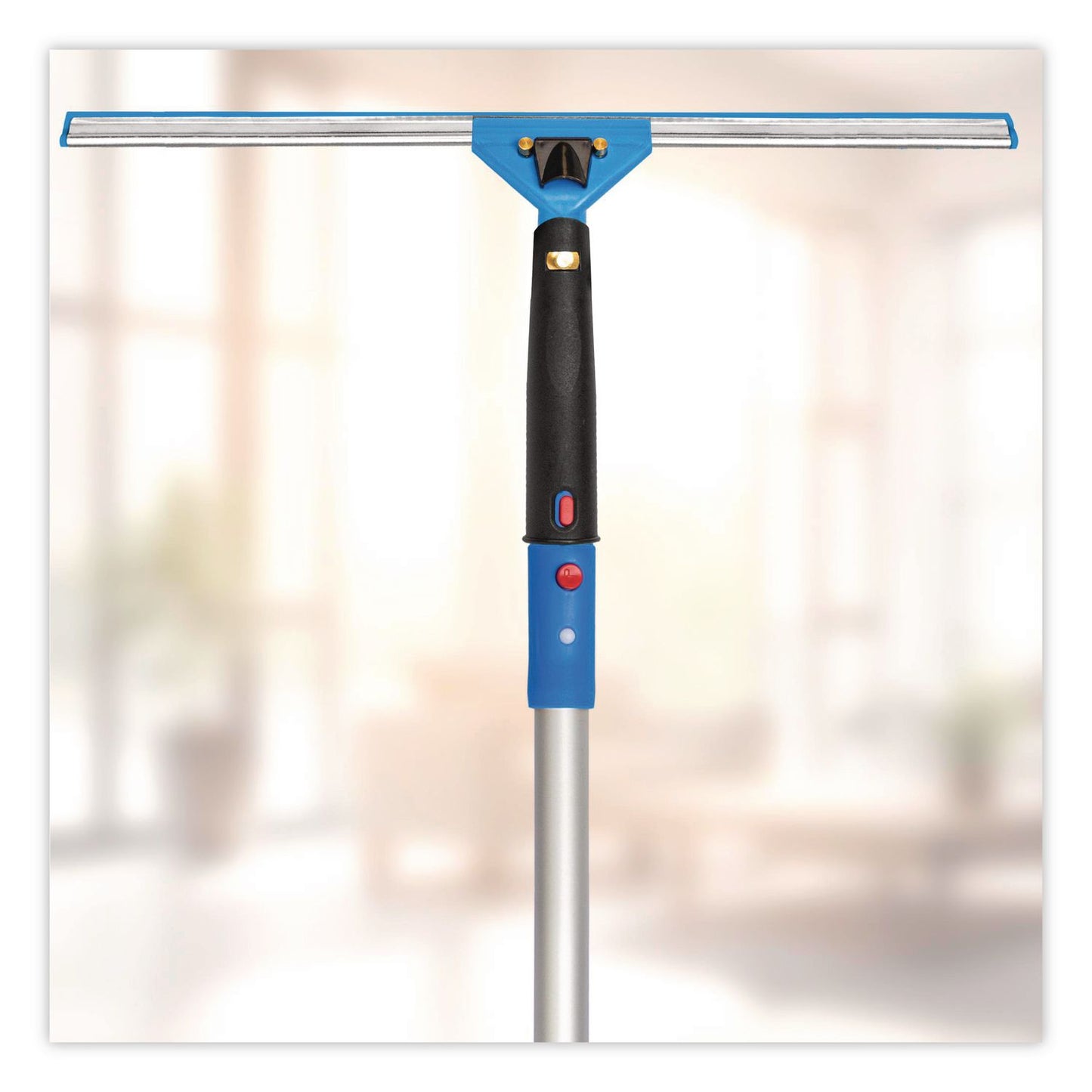 Gritt Commercial Pro Window Washing Kit with Swivel Window Squeegee and 20" Pole, 18" Wide Blade, 3/Kit (GCEGRI131183PK)